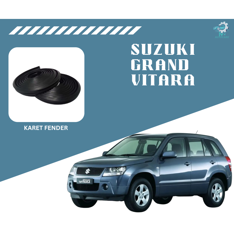 Karet Fender Suzuki Grand Vitara – 1 Set 4 Pcs (Depan & Belakang) | Karet Peredam Fender Mobil Anti 