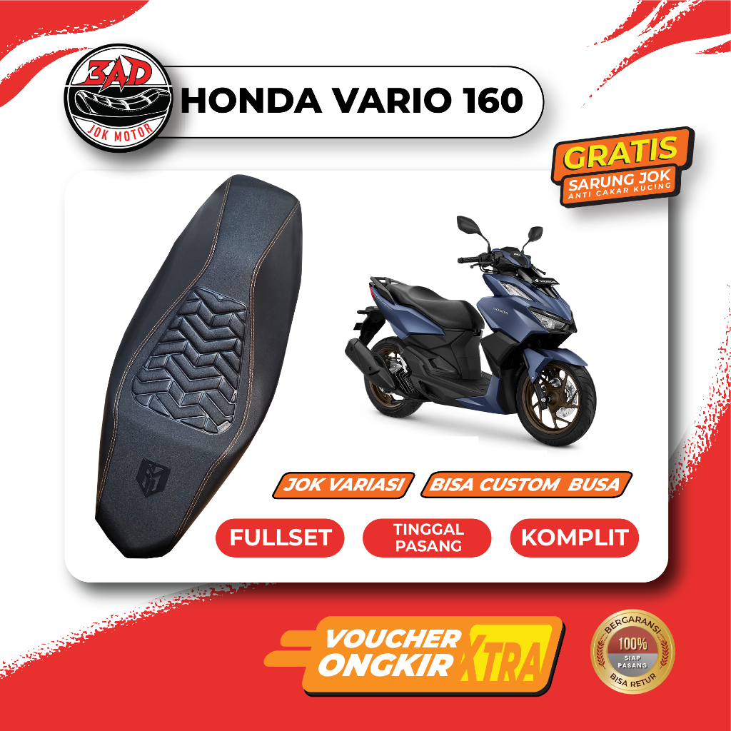 Jok Motor Vario 160 Fullset Variasi Siap Pasang I Jok Honda Vario 160