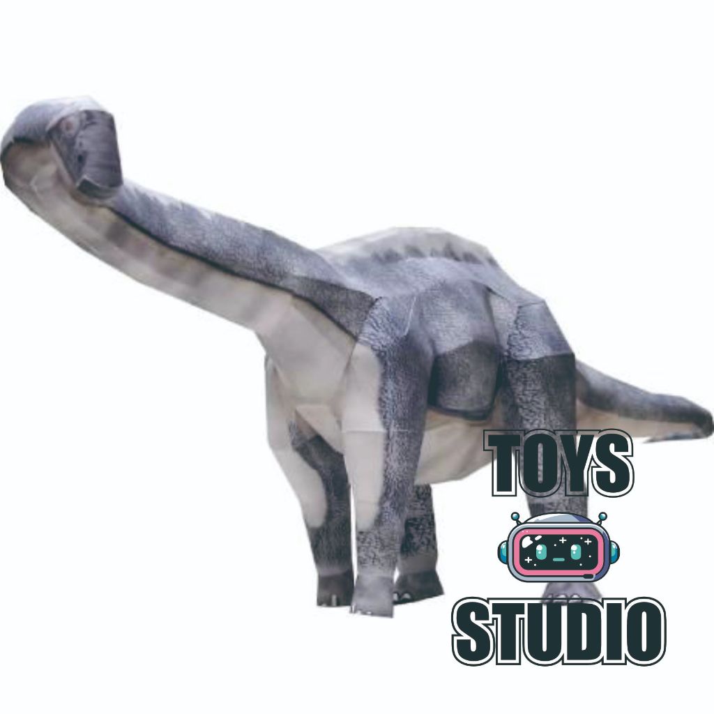 Template Papercraft Model Apatosaurus