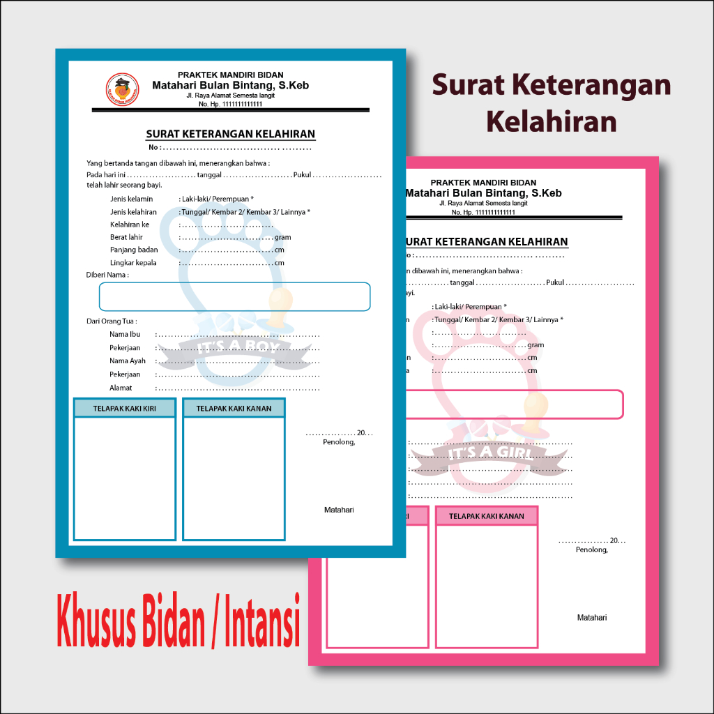Custome Surat Keterangan / SKL