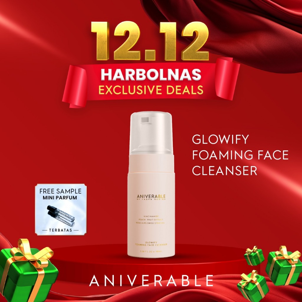 ANIVERABLE BEAUTY - GLOWIFY FOAMING FACE CLEANSER by Tasya Revina