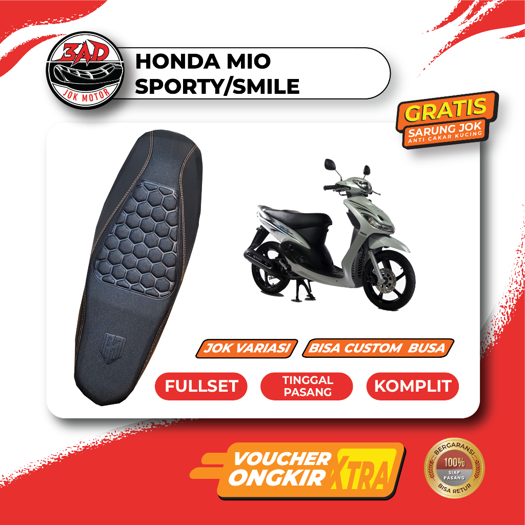 Jok Motor Mio Sporty Mio Smile Fullset Variasi Siap Pasang I Jok Yamaha Mio Sporty