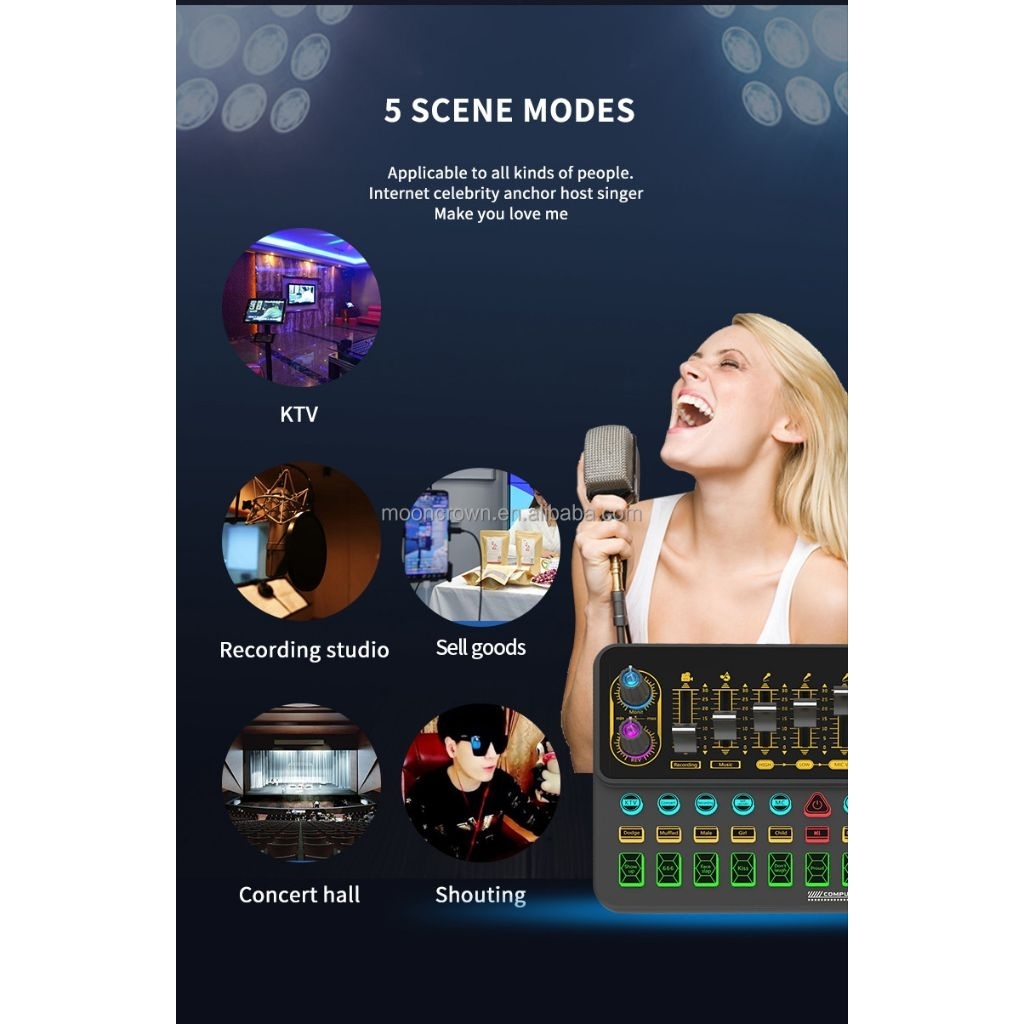 Soundcard Live MIXER Audio Sound Card V10 Pro Soundcard V10XPRO sound card Live Broadcast Soundcard 