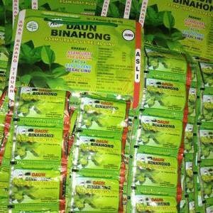 Daun Binahong Kapsul  Asam Urat Pegal Linu Flu Tulang Kesemutan Nyeri Rheumatik Encok