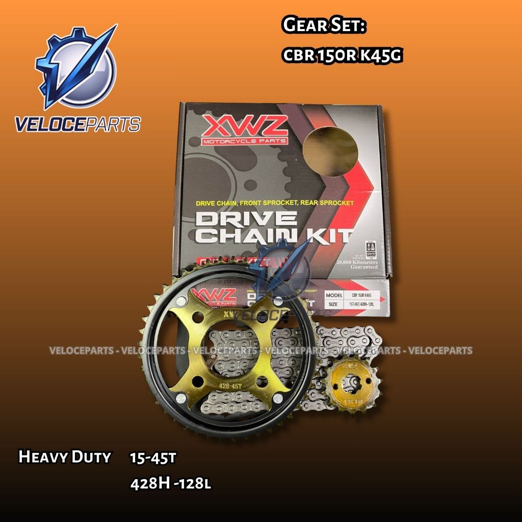 GEAR SET XWZ CBR 150R K45G