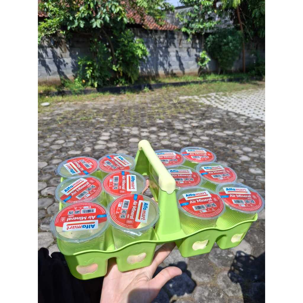 Rak Aqua Gelas 12 dan 16 lubang / Rak Aqua Gelas Warna