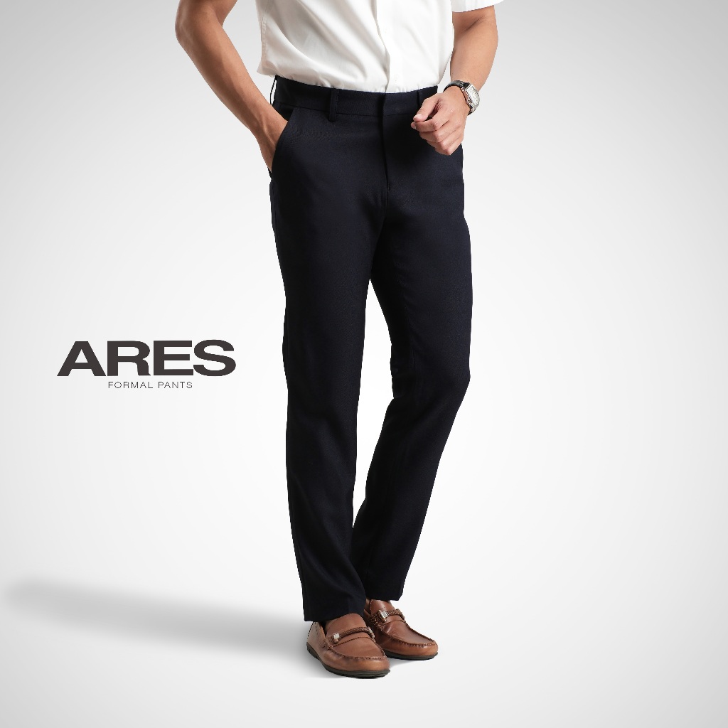 CUTOFF Ares Formal Pants Celana Bahan Kain Basic Pria Panjang Slim Fit