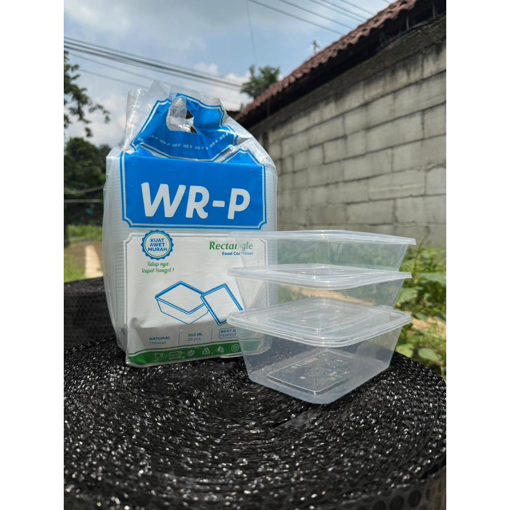 THINWALL SERBAGUNA - TEPAK MAKAN BENING PLASTIK PP5 - TOPLES SEGI TUTUP AWET UK 500-750ML