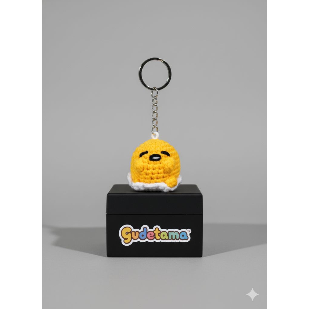 gantungan kunci Gudetama