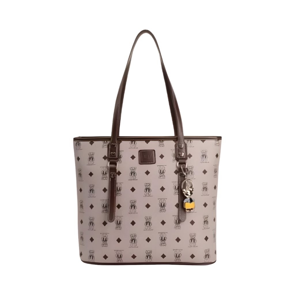 Tas Ttwn Guoo Bear Bangkok Original Gu1150 Coklat Brown Totebag Tote Bag Wanita Woman Women Cewek