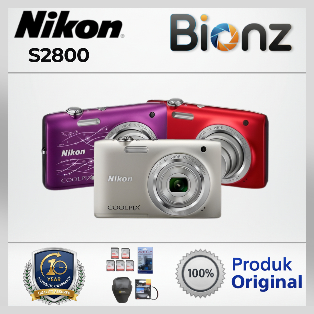 NIKON COOLPIX S2800 / NIKON S2800 / NIKON S2800 DIGITAL CAMERA