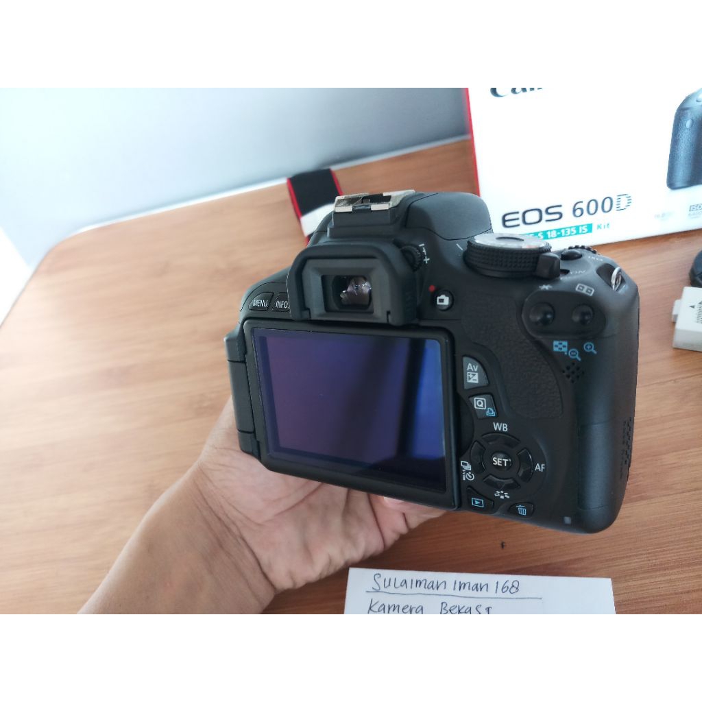 Canon Eos 600D Bekas kamera DSLR