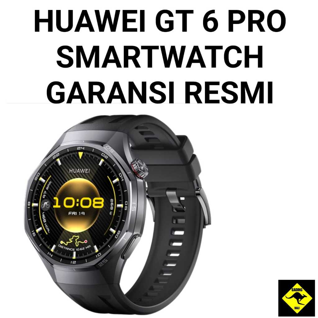 Huawei Watch GT6 PRO 46mm SMARTWATCH - Black Garansi Resmi