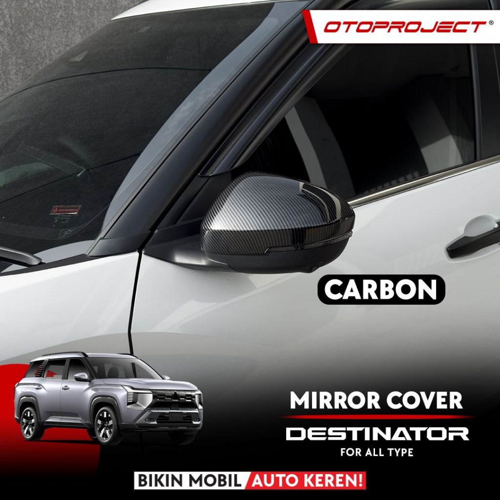 [ORIGINAL OTOPROJECT] - Mirror Cover | Cover Pelindung Tutup Spion Mobil Mitsubishi Destinator & Xfo