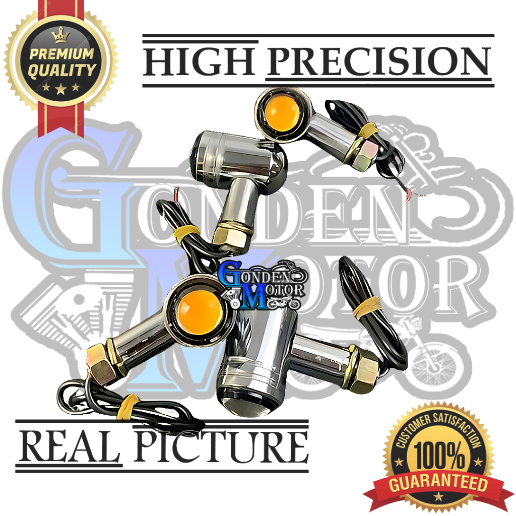 Lampu SEIN CB MODEL PALU KECIL ALUMUNIUM LAMA ( 2 pcs )