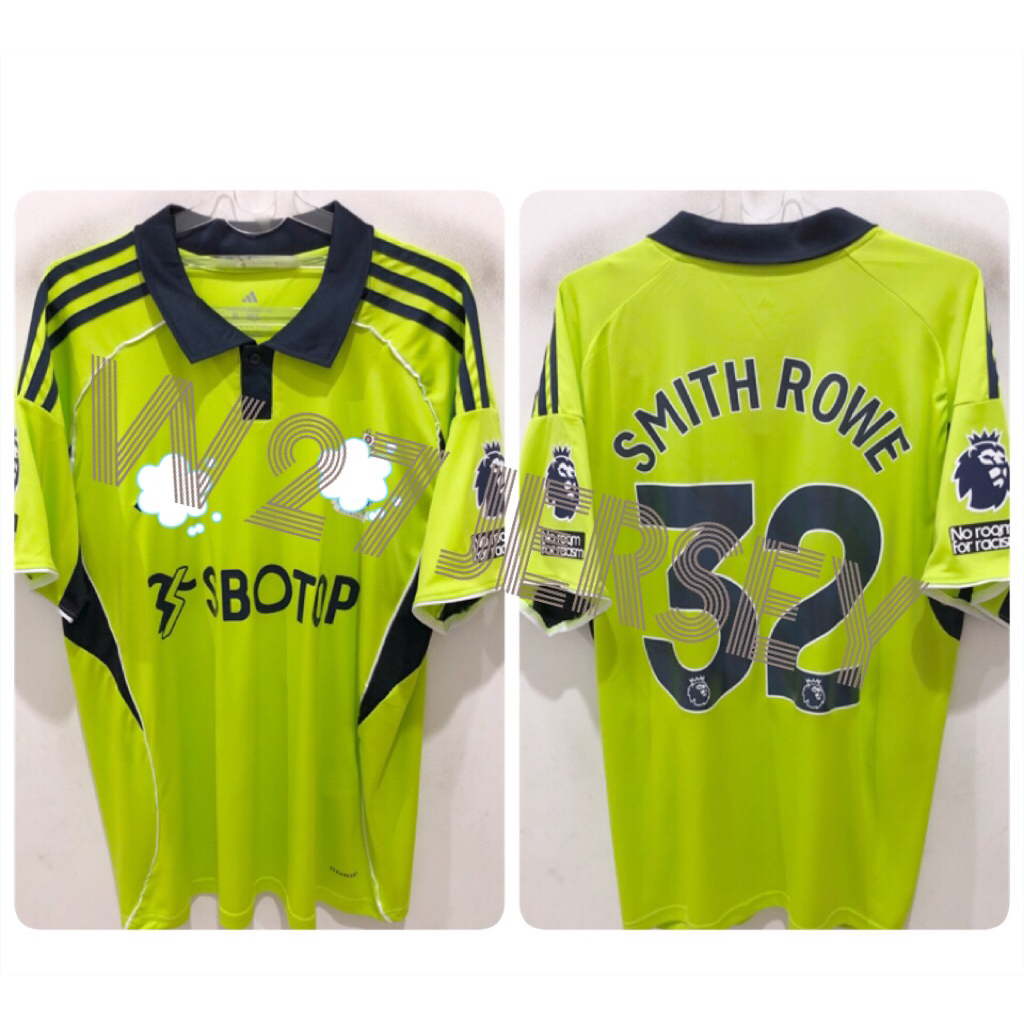JERSEY FULHAM AWAY 2025-2026 name player Smith Rowe + Patch