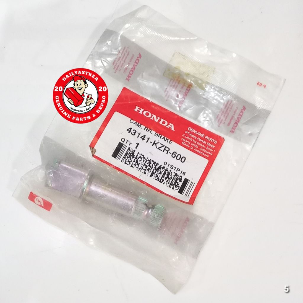 CAM RR BRAKE AS PAHA REM BELAKANG HONDA VARIO 125 ORIGINAL ORI AHM 43141-KZR-600