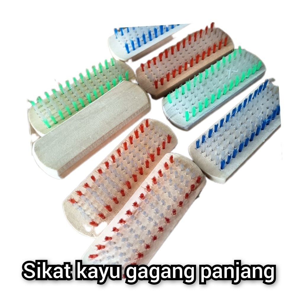 sikat cuci kayu gagang panjang