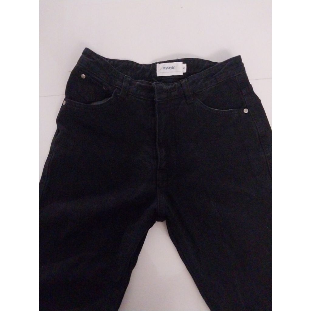 celana jeans preloved second branded bahan tebal fashion wanita
