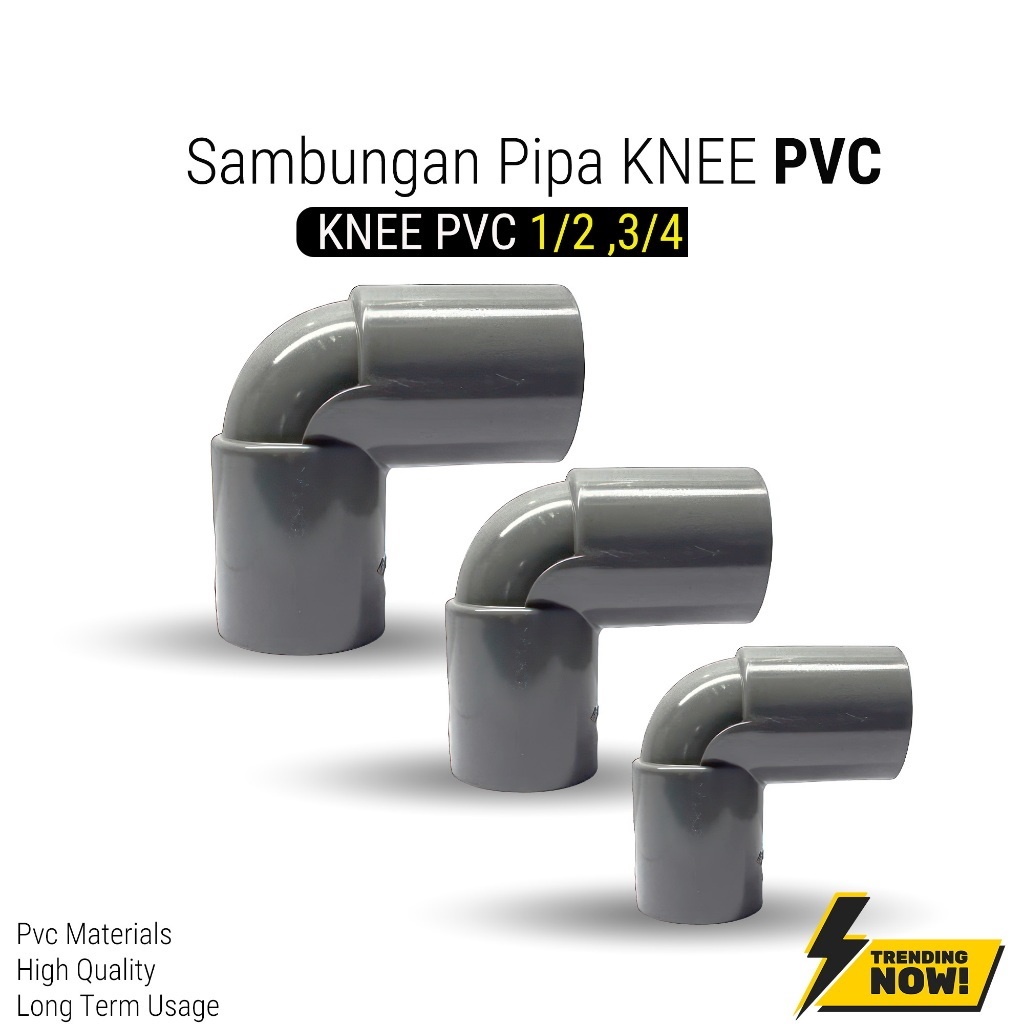 Knee L 1/2" Sambungan Pipa Keni Elbow 1/2" - Knee L 3/4" Keni Elbow Murah