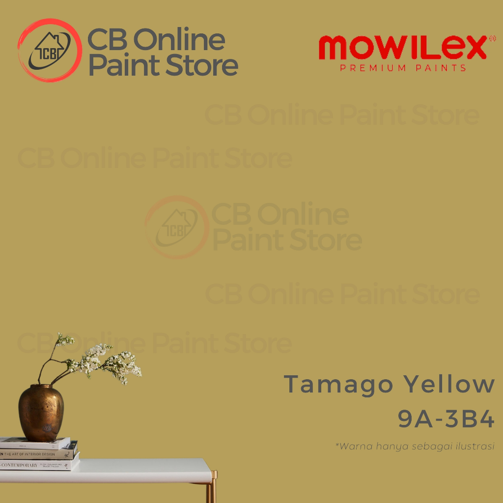 CAT TEMBOK MOWILEX - TAMAGO YELLOW 9A-3B4 - LITER