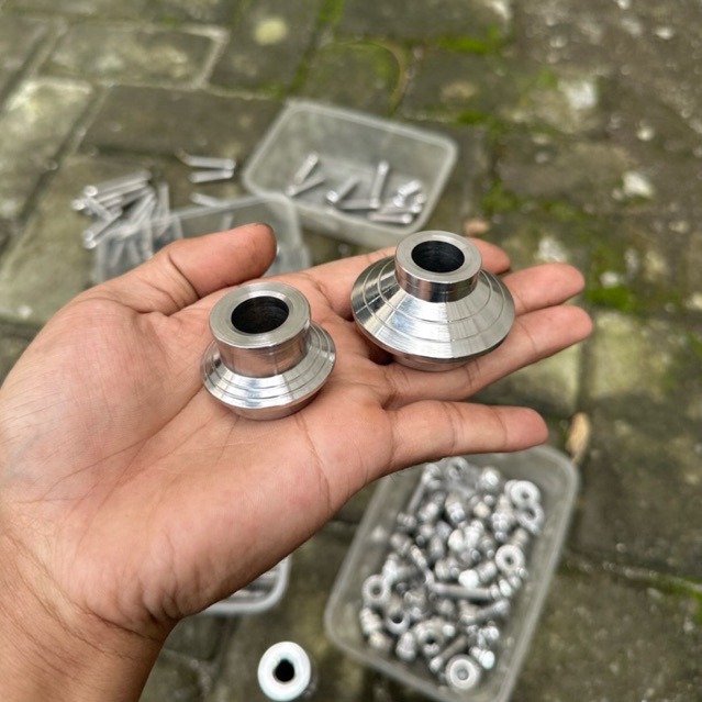 Bos bosing bos tromol depan GL MP TIGER stainless pnp ninja as 15mm