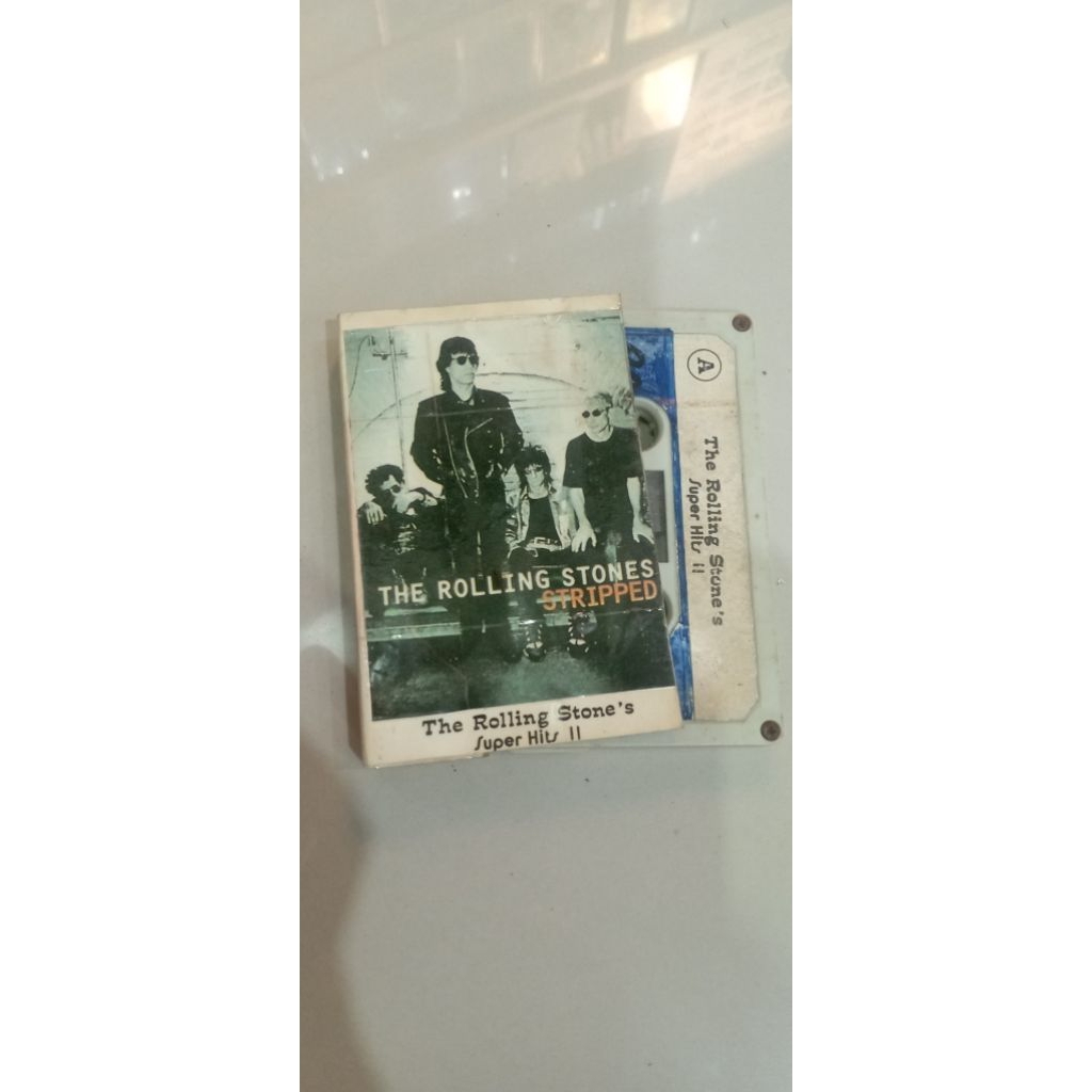 kaset pita rolling stones striped