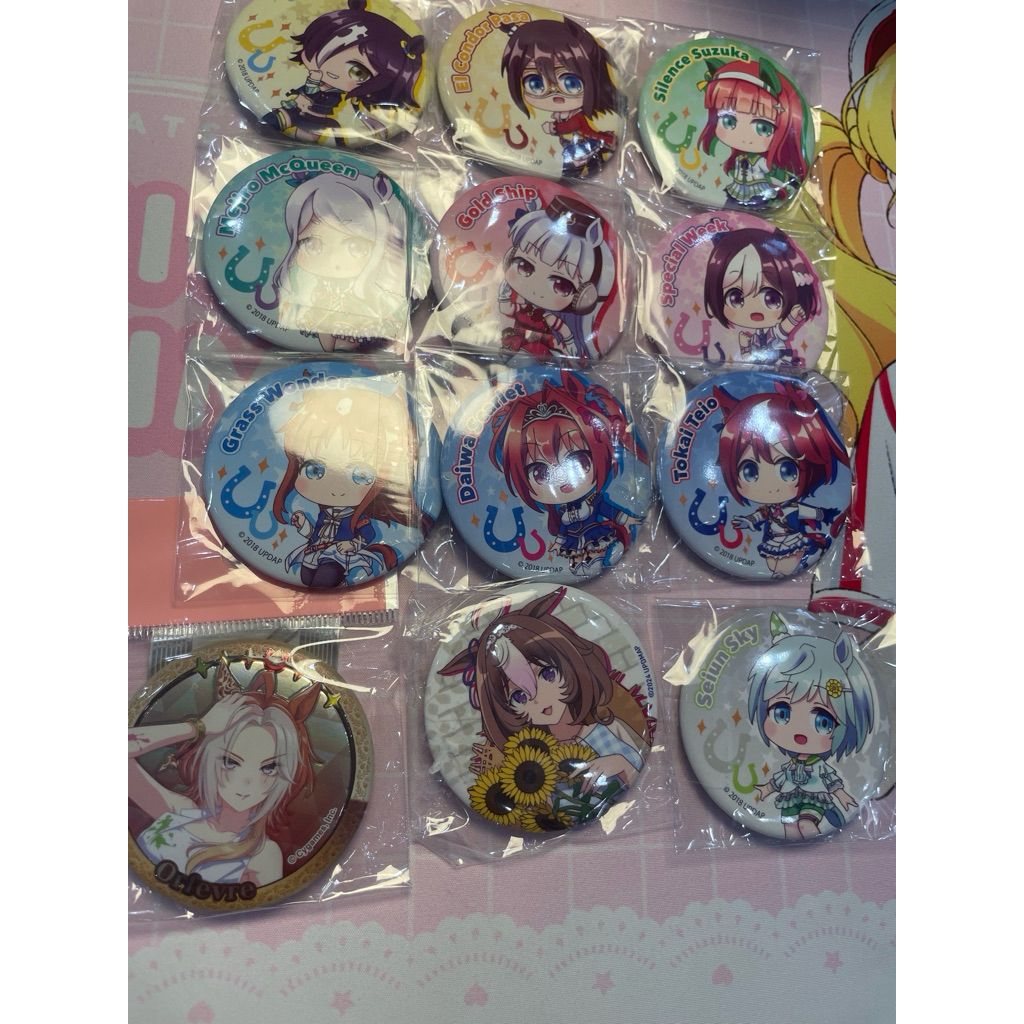 Uma musume Character Badge pin el condor pasa silence suzuka mejiro mcqueen gold ship special week G