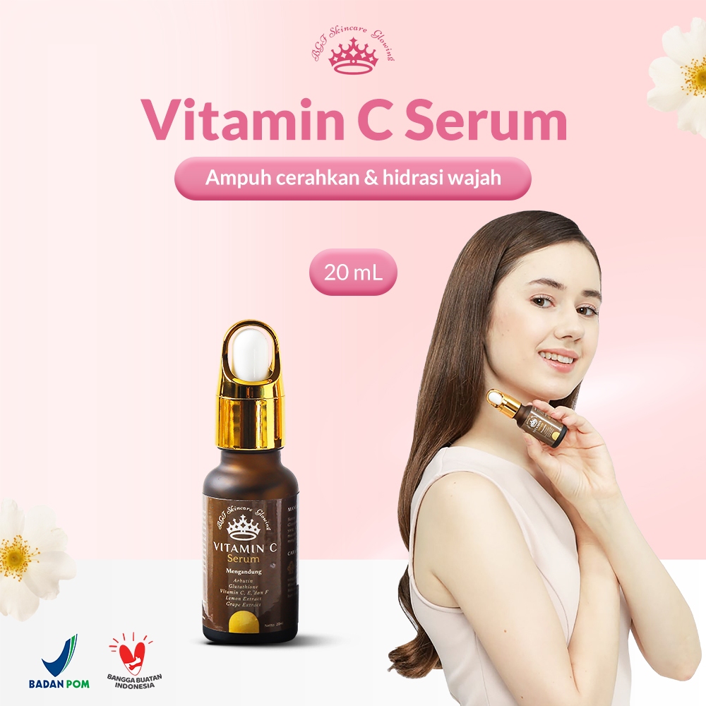 Beauty Glow Farma - Serum Vitamin C | Serum Mencerahkan dan Menghidrasi Kulit Wajah - Serum 20 mL