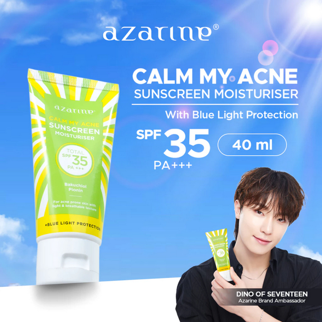 AZARINE CALM MY ACNE SUNSCREEN MOISTURIZER