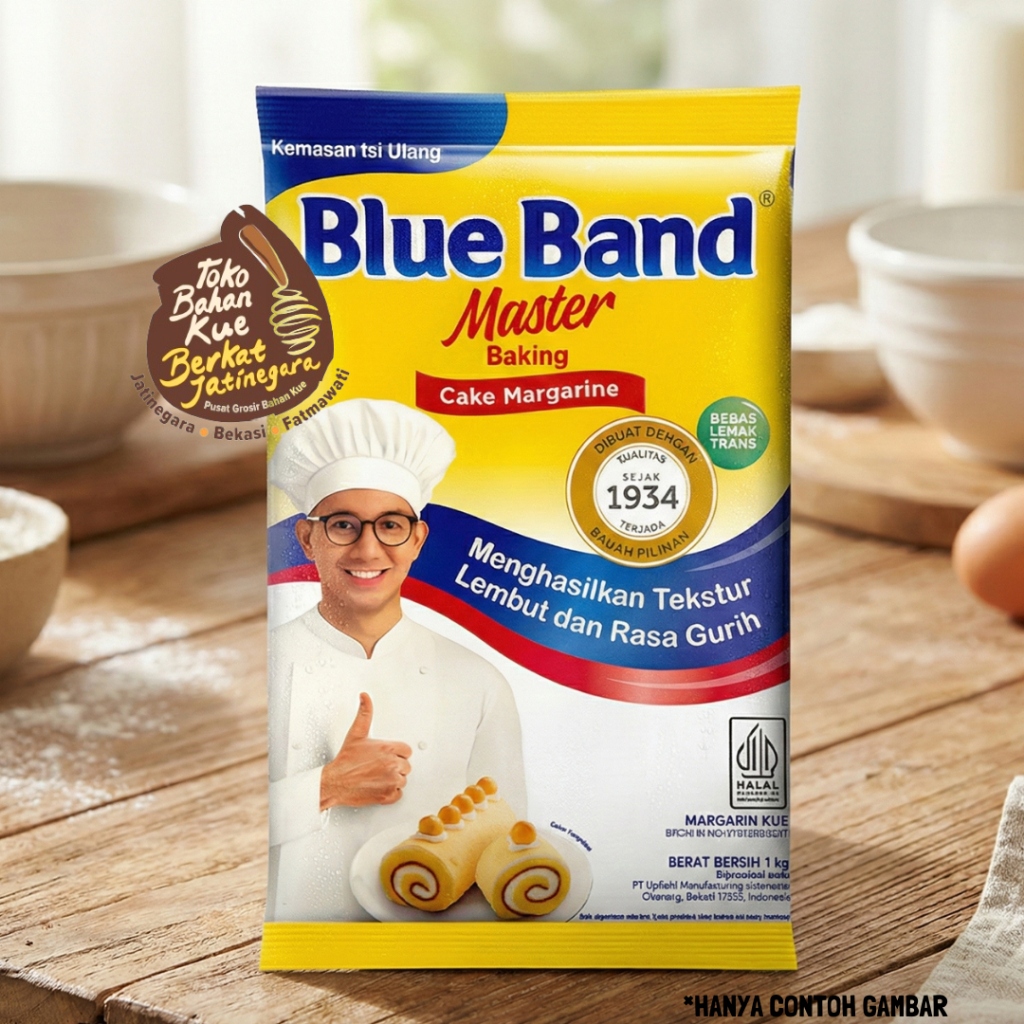 MARGARINE BLUE BAND 1 KG/BLUE BAND/BLUE BAND SERBAGUNA KEMASAN PLASTIK