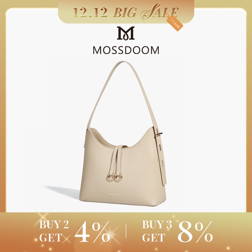 MOSSDOOM Tas Wanita Raelynn Bag Sederhana Yang Elegan Totebag Komuter Mode