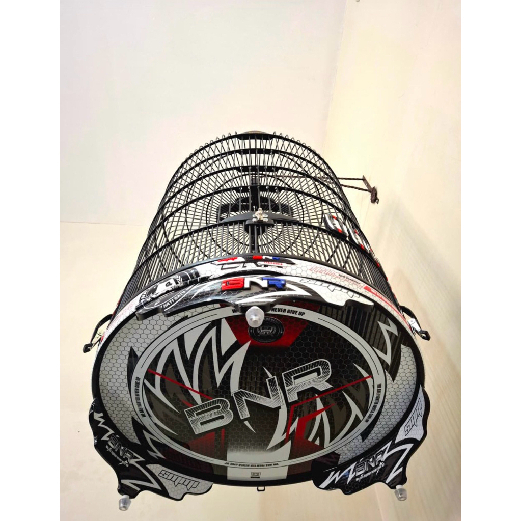 Sangkar kandang murai BnR SMMI water decal mahkota socket