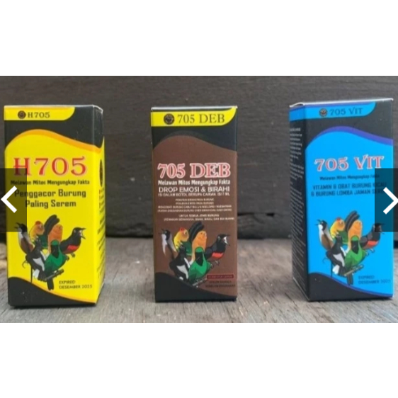 paket bundling h705 + 705 deb, free 705 vit