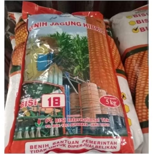 BENIH JAGUNG HIBRIDA BISI 18 KEMASAN 5KG