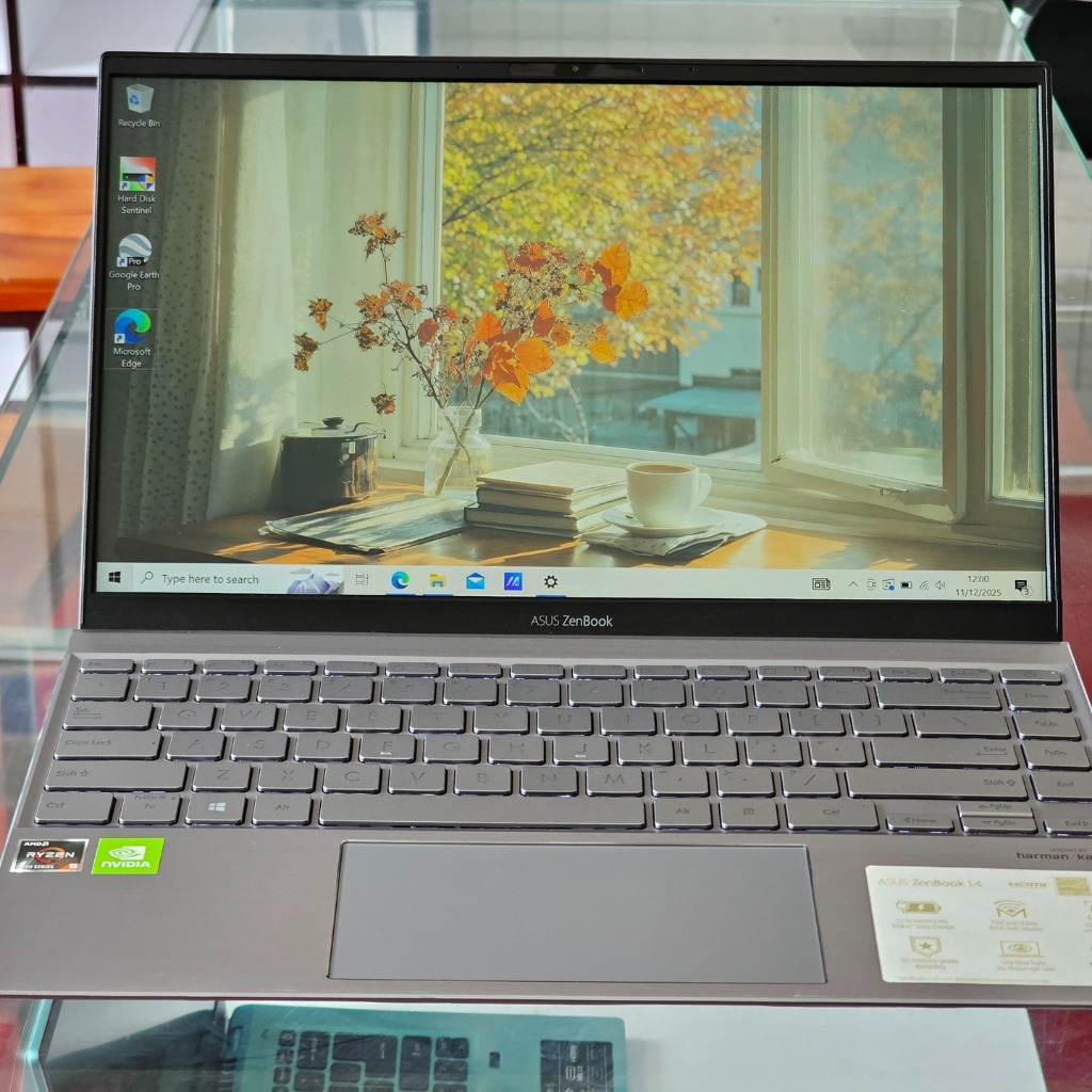 ASUS Zenbook 14 UX425UG AMD Ryzen 5 5000 Series Nvidia MX 450 Premium kencang ultratipis dan ringan