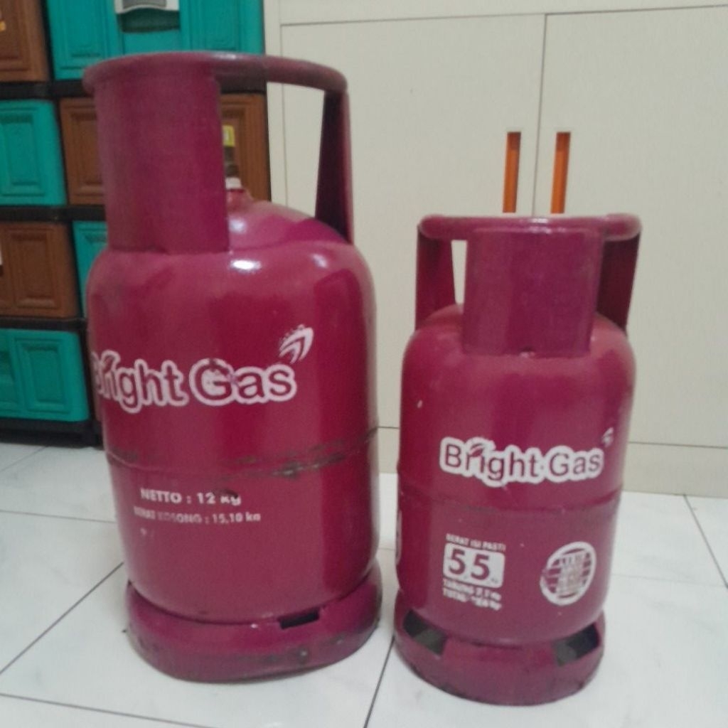 Bright Gas Tabung dan Refill LPG 5.5KG, LPG 12KG