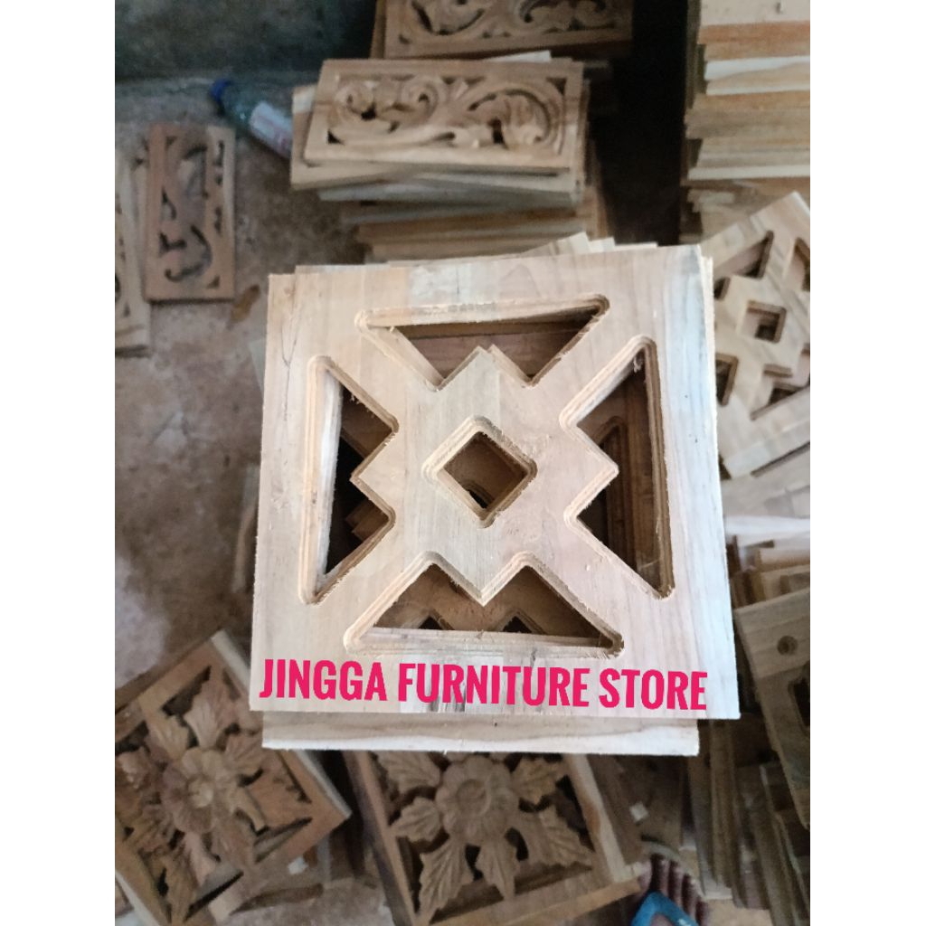 loster minimalis roster angin angin keping Loster kusen pintu jendela minimalis kayu jati