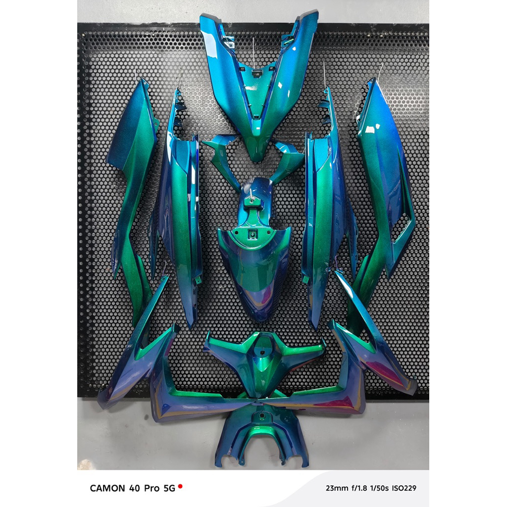 Vario Led New Gen 1 - Hijau Biru bunglon (sprite)