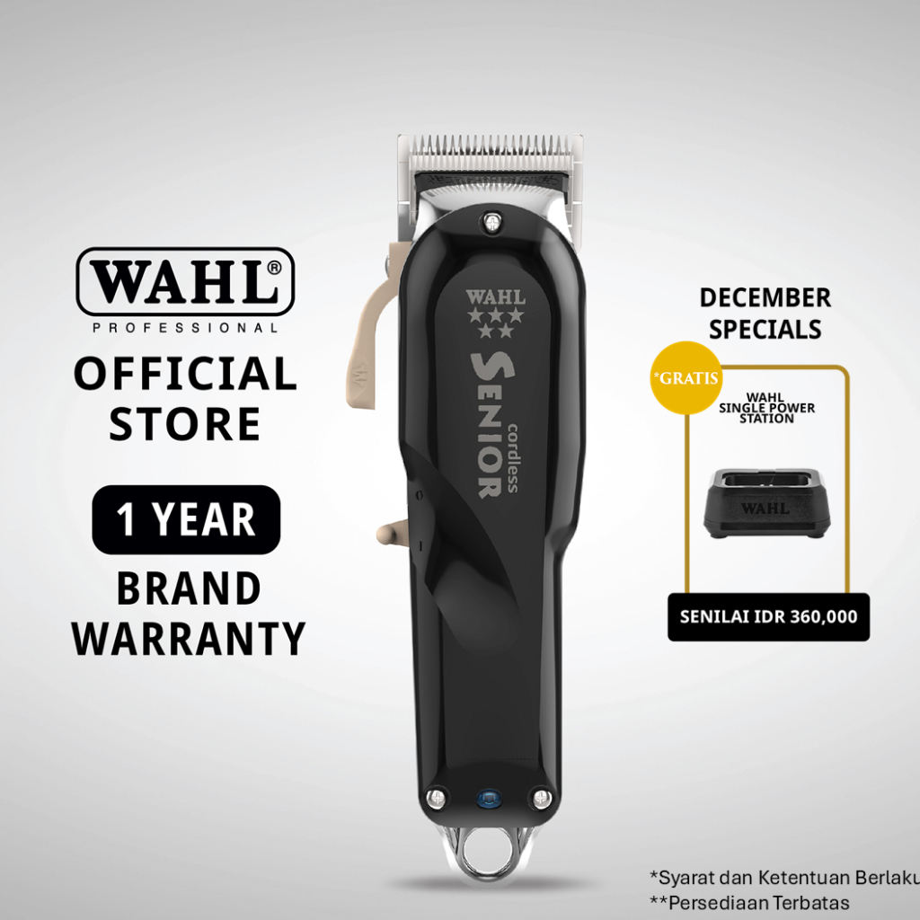 Wahl 5 Star Senior Cordless Clipper - Alat Cukur, Pemangkas, Alat Perawatan, Potong Rambut, Alat Cuk