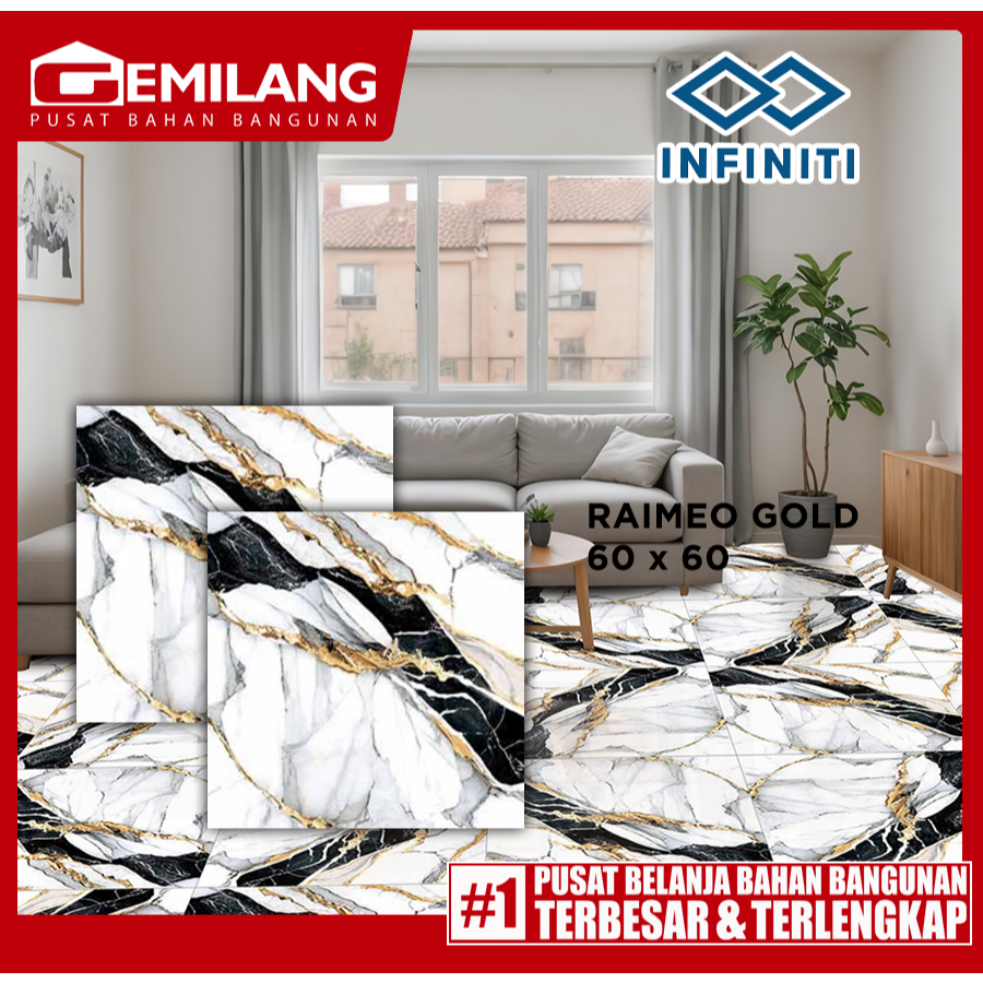 INFINITY GRANIT RAIMEO GOLD 60 x 60