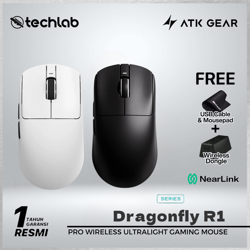 ATK VXE R1 SE+ / SE Plus Wireless Light Weight Gaming Mouse PAW 3395 / VXE R1 SE Mouse