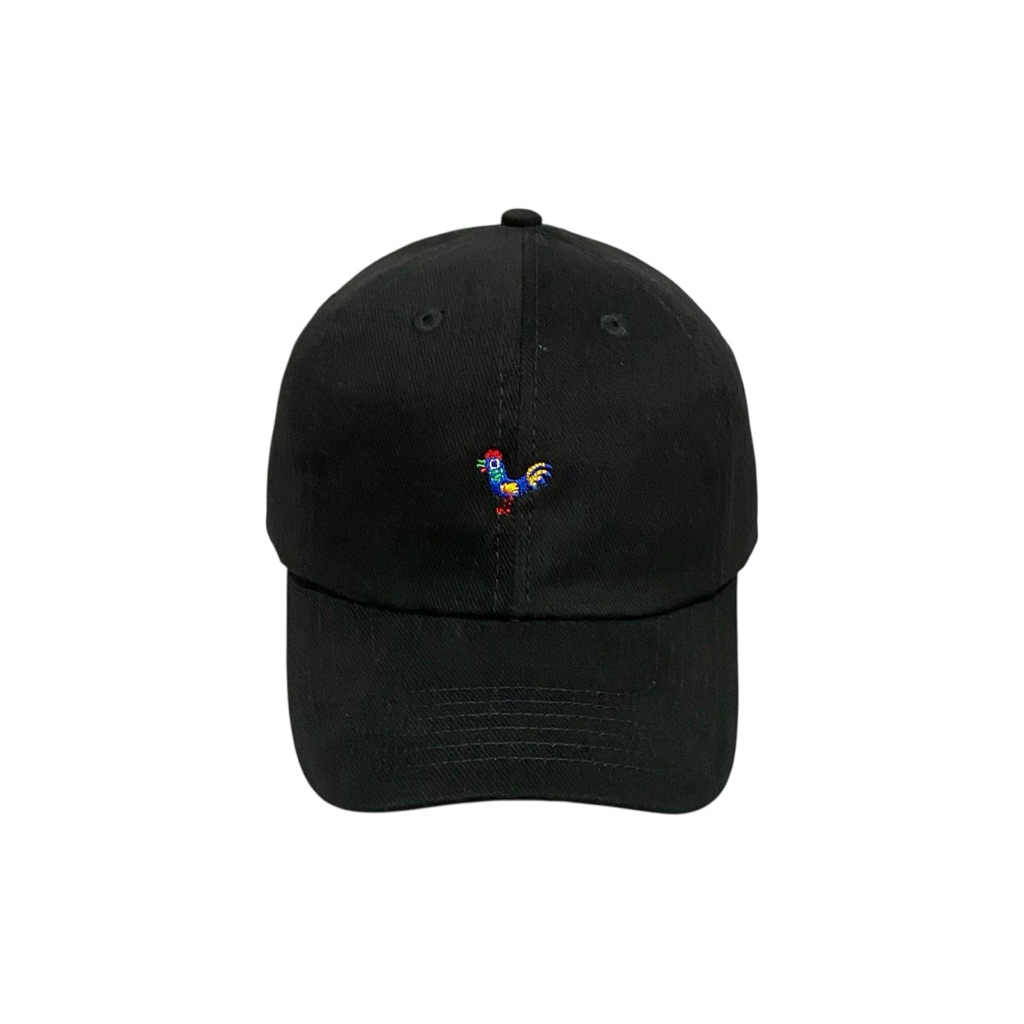 Anatomi Polo Caps Topi Polo Topi Denim Topi Katun Polo Hat Polo Cap Topi Pria Wanita Roater Hitam
