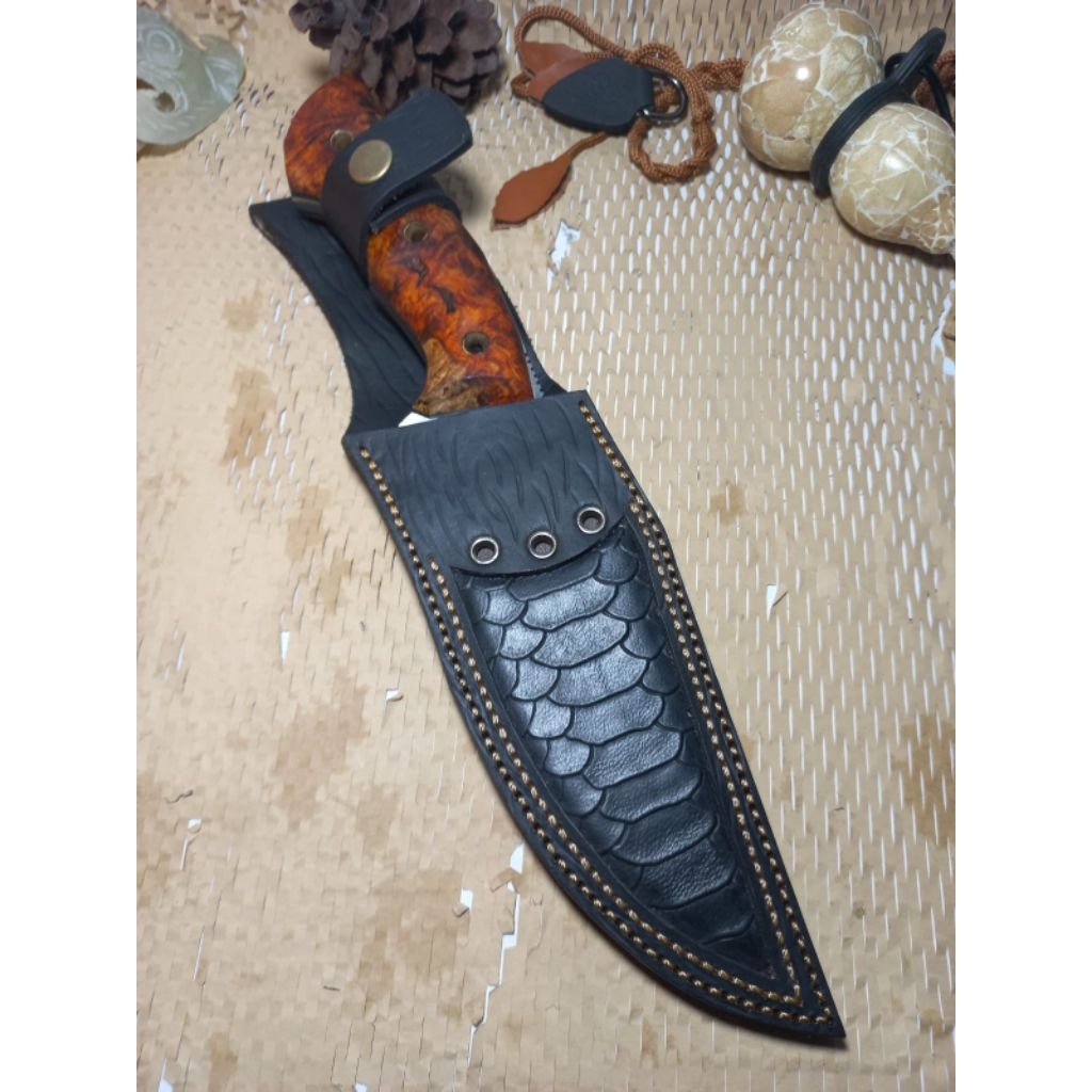 Pisau Bowie | Pisau Survival , camping hiking untuk kegiatan Outdoor