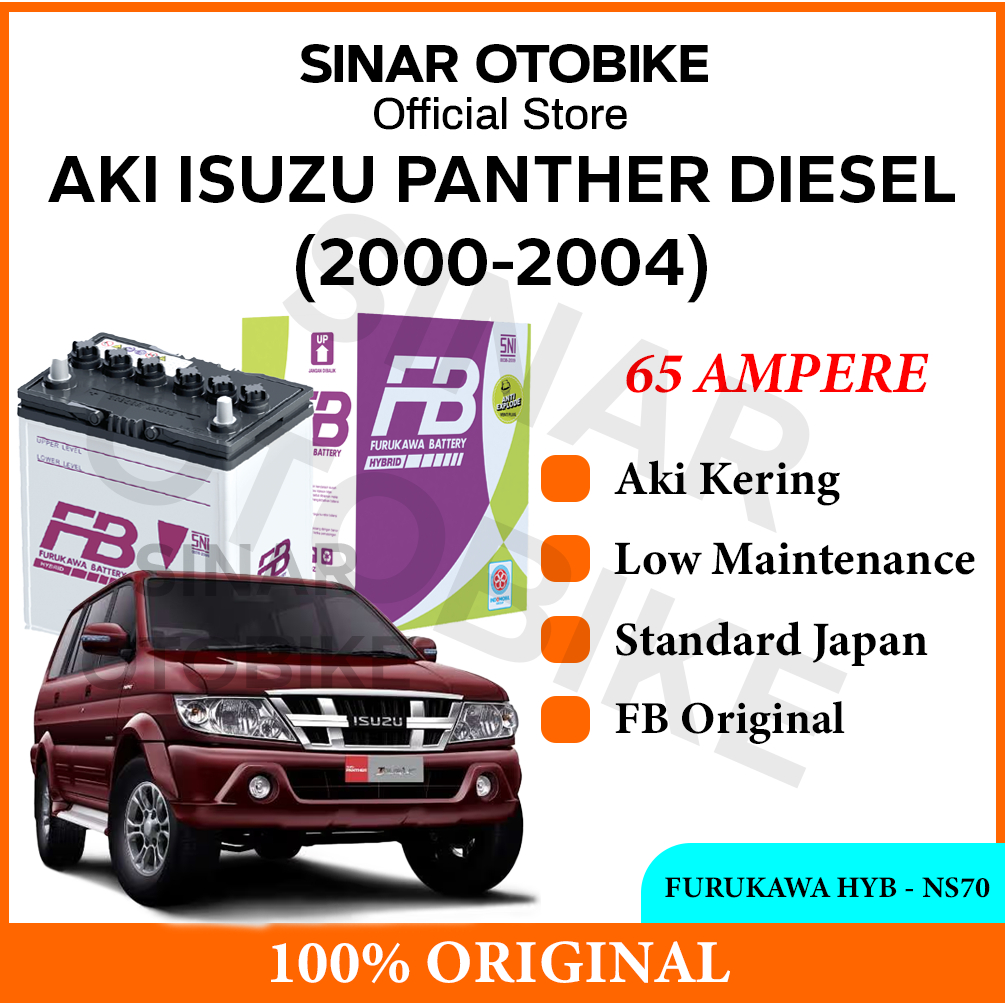 AKI PANTHER DIESEL FURUKAWA BATTERY HYBRID BASAH