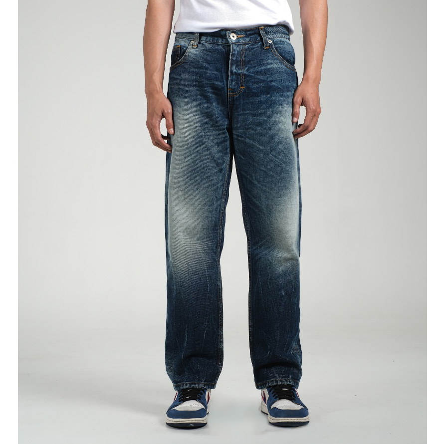 Trondheim Celana Denim Reguler Jeans Valkyrie Ocean Blue