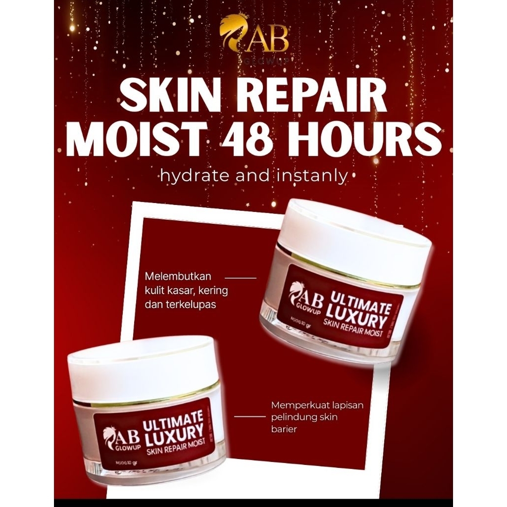 AB GLOW UP CREAM MOISTURIZER ULTIMATE LUXURY SKIN REPAIR BY AVRIL