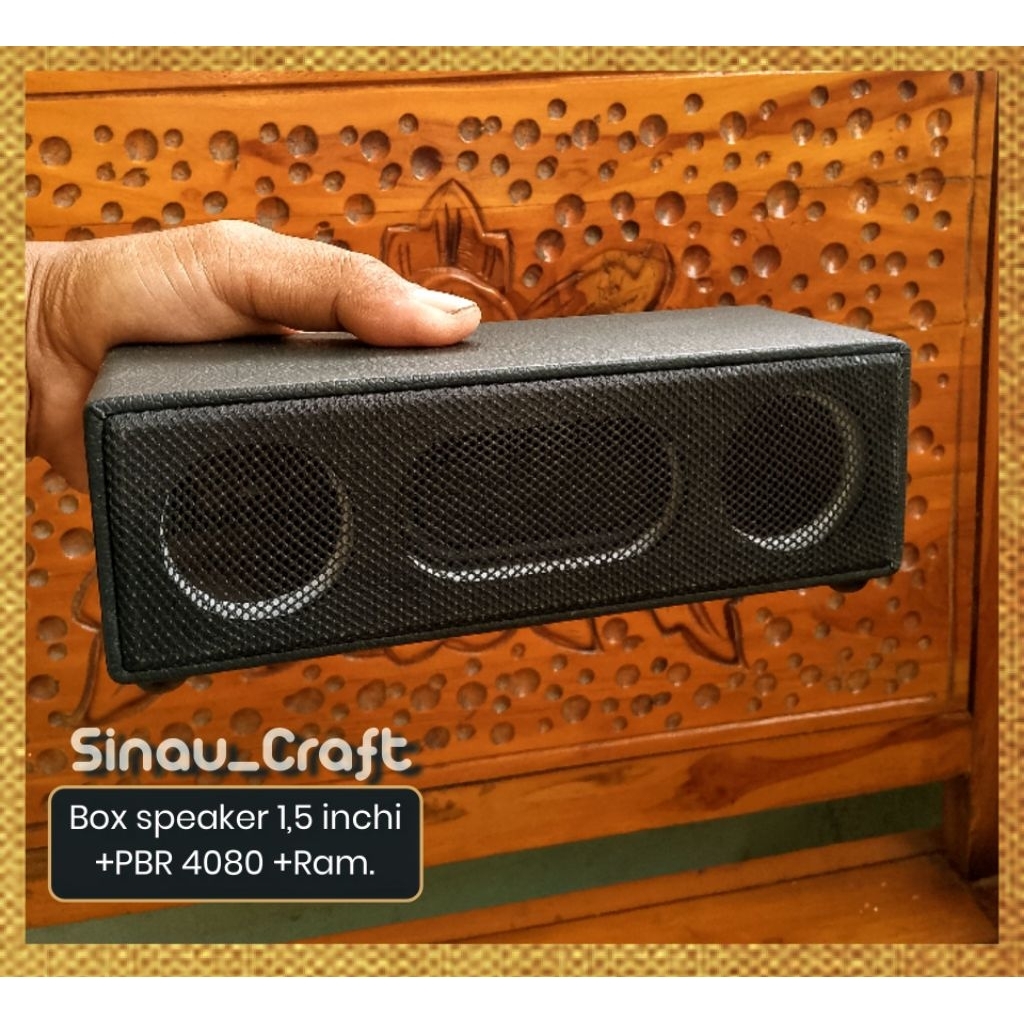Box speaker pnp 1.5inci/1.75inch sudah terpasang PBR.