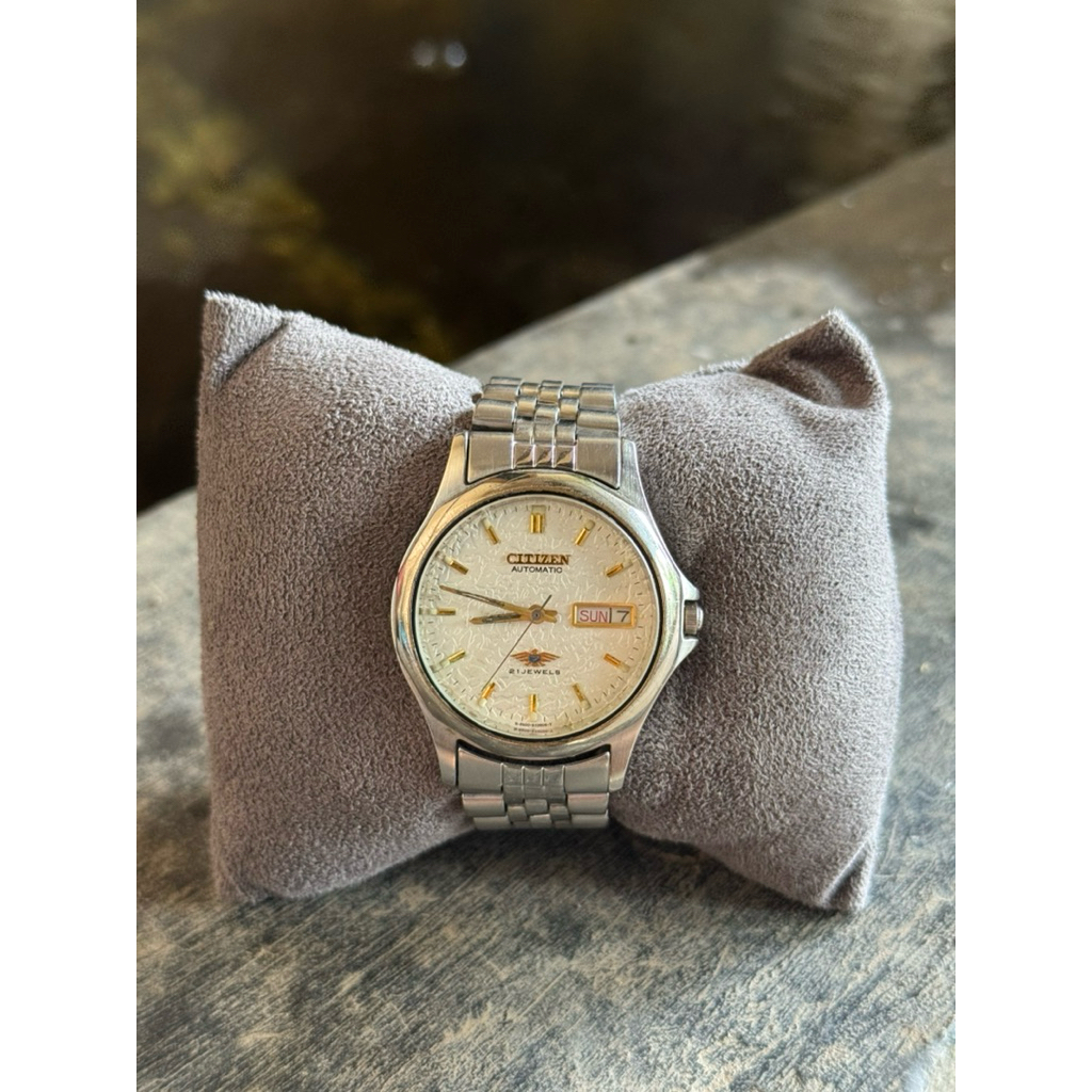 Citizen Automatic White Dial Jam Tangan Bekas Original