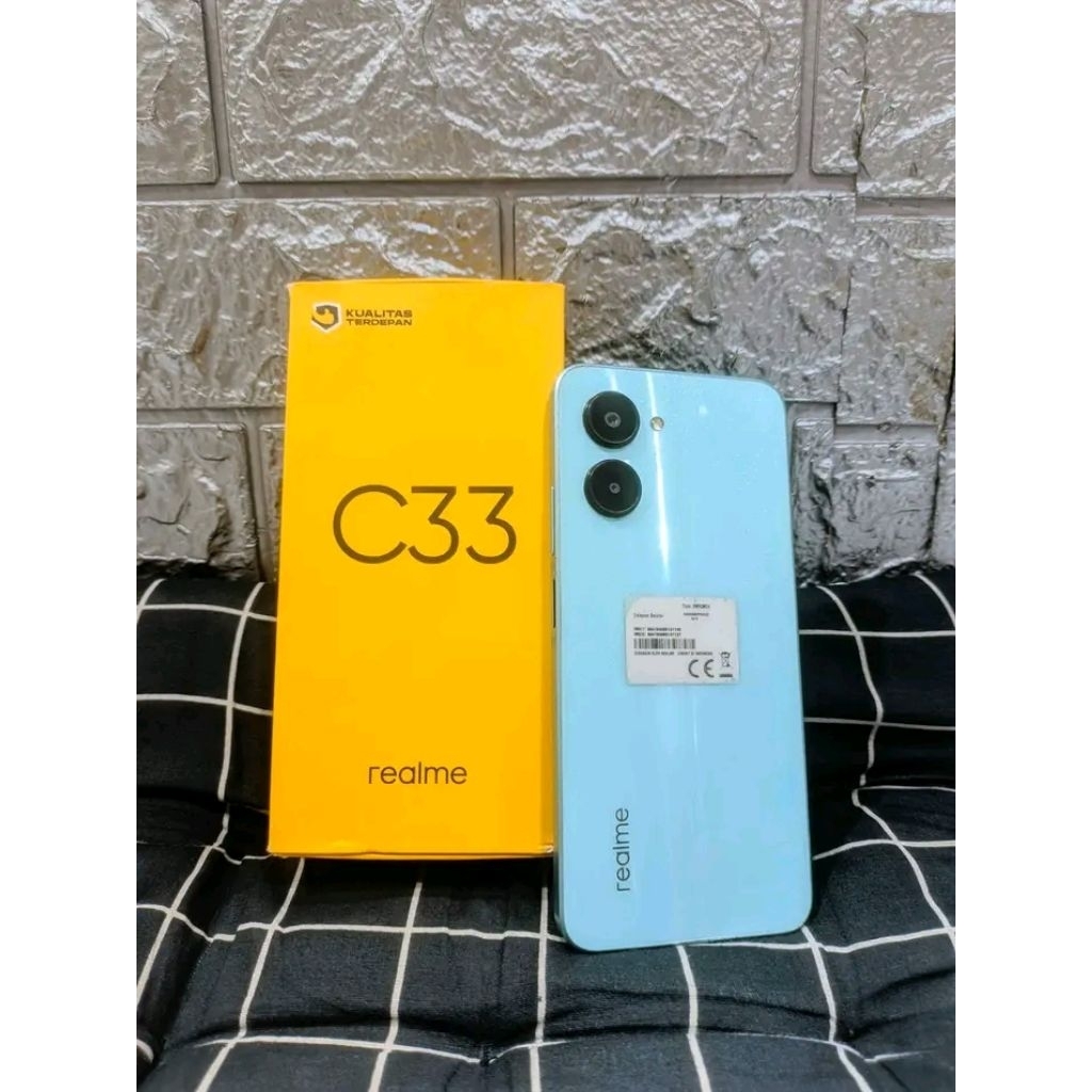 Realmi C33 Ram 4/64 Fulset mulus
